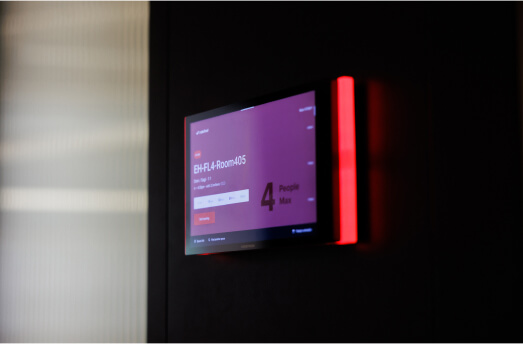 Reservaciones inteligentes Crestron para salas de juntas Bogotá